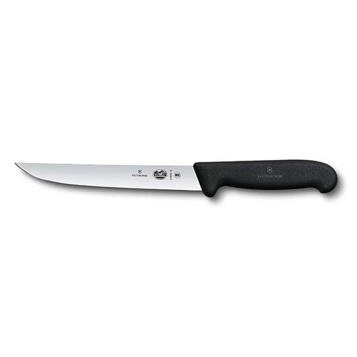 Victorinox Carving Knife Narrow Blade 150mm - Black Fibrox - 5.2803.15