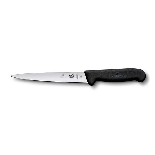 Victorinox Fillet Knife Flexible Blade 160mm - Black Fibrox - 5.3703.16