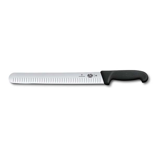 Victorinox Slicing Knife Fluted Edge 300mm - Black Fibrox - 5.4723.30
