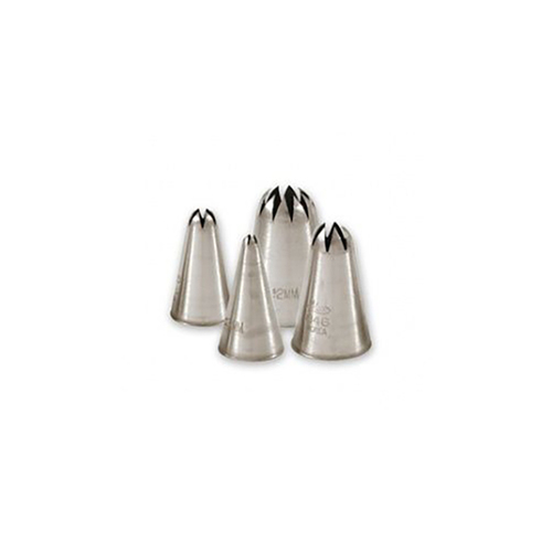 Piping / Decorating Tube Set Closed Star 10 Piece Set 18/10 Stainless Steel  - 50490-10