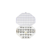 Piping / Decorating Tube Set 26 Piece Set Chrome Plated  - 50582