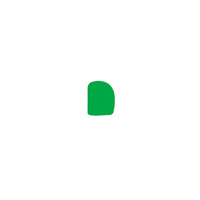Dough Scraper 122x85mm Green  - 51852-GN