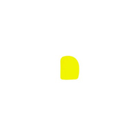 Dough Scraper 124x85mm Yellow  - 51852-Y