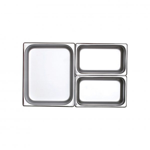 Chef Inox Anti - Jam Steam Pan - 1/9 Size 100mm  - 51904