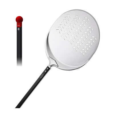 Piazza Pizza Peel Round Perforated Aluminium 360 - 1600mm - 5235324