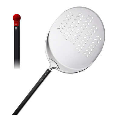 Piazza Pizza Peel Round Perforated Aluminium 400 - 1940mm - 5235336