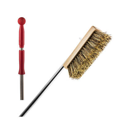 Piazza Oven Natural Brush Rotable 200 x 60 x 70mm with 1630mm Handle - 5237016