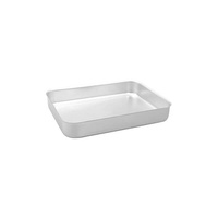 Baking / Roast Pan Straight Sided No Handles 368x267x70mm Aluminium  - 53681