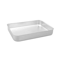 Baking / Roast Pan Straight Sided No Handles 470x356x70mm Aluminium  - 53683