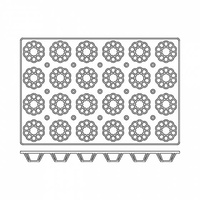 Brioche 24 Cups 79x35mm / 84ml  - 54801_TN