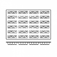Kubriqub 24 Cups 118x30x32mm / 103ml  - 54827