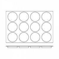 Disco 12 Cups 120x22mm / 120ml  - 54829