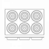 Tart 6 Cups 166x39mm / 614ml  - 54831