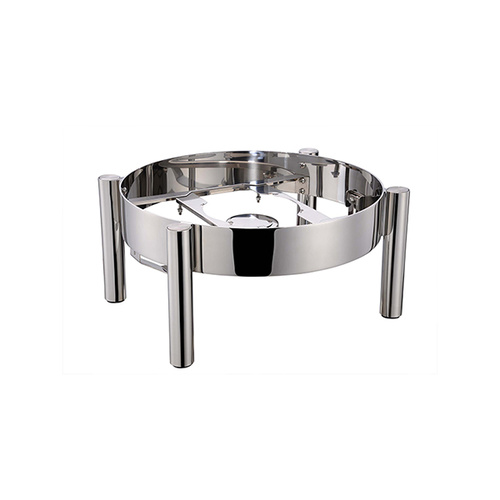 Chef Inox Soup Chafer Stand - 18/8, Round, To Suit 54909 - 54909-S