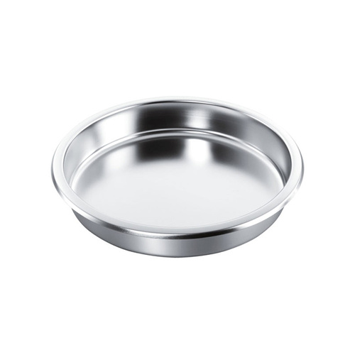Chef Inox Divided Pan - 18/8, 6.0Lt Round, Suit 54916 385x65mm - 54916-D