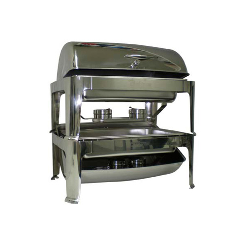 Chef Inox Chafer - 1/1 Size Roll Top Stainless Steel Stackable - 54961