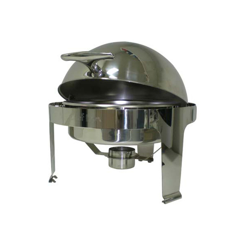 Chef Inox Chafer - Round Roll Top Stainless Steel Stackable - 54962