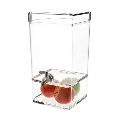 Chef Inox Square Juice Dispenser Polypropylene 247x200x348mm 7.5Lt - 54970