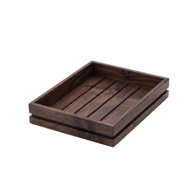 Chef Inox Serve Walnut Wood Tray Gastronorm 1/2 325x265x38mm - 55462