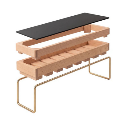 Chef Inox Serve Beechwood Modular Buffet Frame/Tray System 525x162mm - 55480