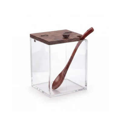 Chef Inox Serve Spare Jar with Walnut Wood Lid for 55797 62x210mm - 55798
