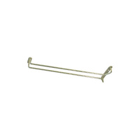 Single Row Glass Hanger 400mm Brass Plated - 56140