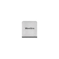 Weetbix Buffet Sign 50x40mm - 18/8 - Stainless Steel  - 57700-16