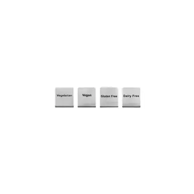 Mushrooms Buffet Sign 50x40mm - 18/8 - Stainless Steel  - 57700-40