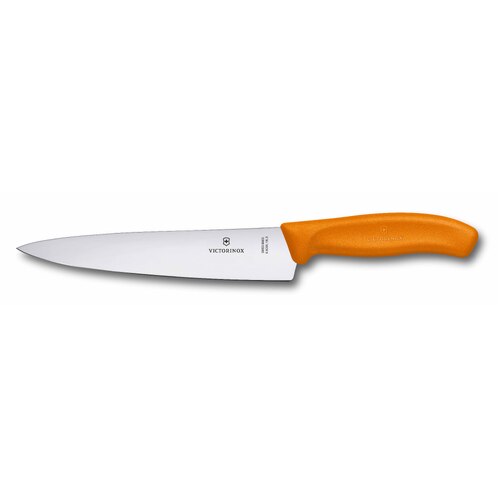Victorinox Swiss Classic Wide Blade Carving Knife Blister Pack 190mm Orange - 6.8006.19L9B