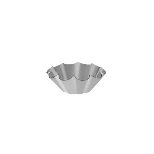 Guery Brioche Mould 10-Ribs Fixed Base 80x30mm - 64205