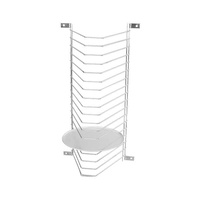Pizza Rack - Wall Model 720mm Chrome Plated, Holds 18 Trays  - 66001