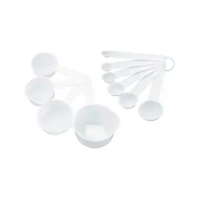Chef Inox Measuring Spoon/Cup 10Pc Set Plastic - 66480