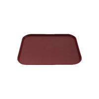 Fast Food Tray 350x450mm Burgundy Polypropylene - 69018-BU