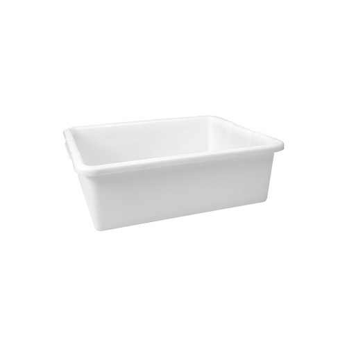Tote Box 530 x 385 x 145mm - White Plastic - 69311-W