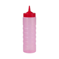 Sauce Bottle 750ml Red (Box of 12) - 69424-R