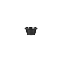 Ryner Melamine Ramekin 80x40mm / 90ml Smooth, Black  - 69652-BK