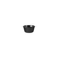 Ryner Melamine Ramekin 80x40mm / 90ml Fluted, Black  - 69662-BK