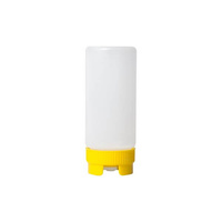 Criko Upside Down Sauce Bottle 480ml Yellow (Box of 24) - 69716-Y