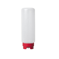 Criko Upside Down Sauce Bottle 1000ml Red (Box of 12) - 69732-R