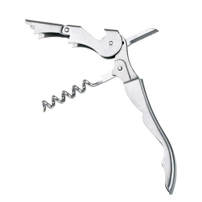Bartender French Style Stainless Steel Waiters Corkscrew - 7006