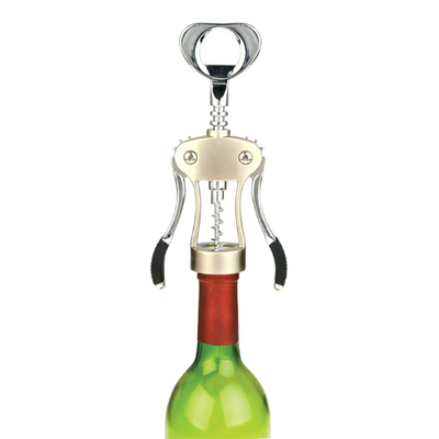 Bartender Heavy Duty Wing Corkscrew - Black Trim - 7011