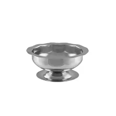 Sundae Cup Fluted Stainless Steel 150ml (Box of 12) - 70158