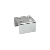 Ice Cream Cone Holder - 4 Hole 125x125x80mm - 18/8 Stainless Steel - 70175