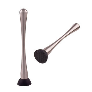 Bartender Stainless Steel Muddler 22cm - 7019