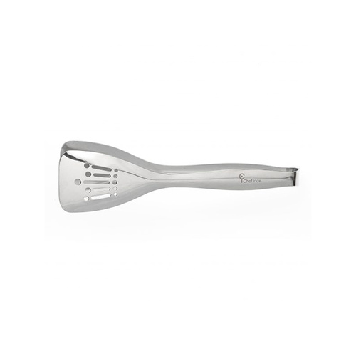 Chef Inox All Purpose Stainless Steel Tong, One Side Perforated - 70271_TK