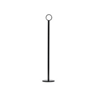 Trenton Table Number Stand - Ring Clip, 70x380mm Black - 70273-BK
