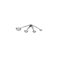 Measuring Spoon Set - Round - 4 Piece Set - Stainless Steel  - 70324
