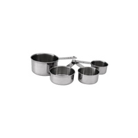 Measuring Cup Set - 4 Piece Set - Stainless Steel  - 70329