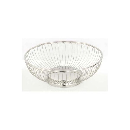 Chef Inox Round Basket 175x60mm Wire 18/10 Solid Base - 70355