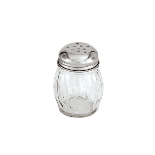 Cheese Shaker 90mm / 170ml Stainless Steel Top / Glass Body - 70416_TN